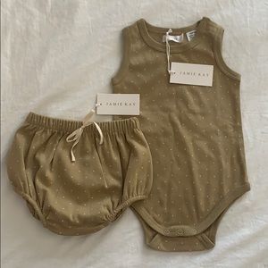 NWT Jamie Kay bodysuit bloomer set 1 year
